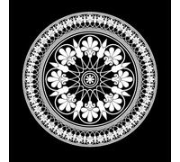 Vinyl Wall Stickers Ancient Greek and Roman Empire Byzantine roundels 54.6x54.6cm Multiple Size Options White