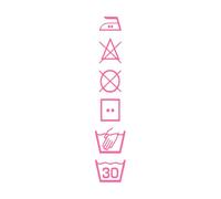 Vinyl Wall Stickers Laundry Signs Laundry Symbols Vertical Washing Laundry Room Laundry 15x80.2cm It Won't Fall Off Pink