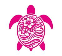 Vinyl Wall Stickers sea Harmony Turtle and Tide 67.2x71.4cm Do not Damage The Wall Surface Rosered