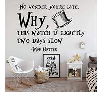 Vinyl Wall Stickers Wall Decoration DIY Sticker Mad Hatter Room Kindergarten Decoration Home Decoration Art 57Cmx82Cm