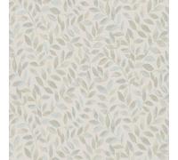 Vinyl Wallpaper Ameroso Leaf Trail Blue / Natural Texture Erismann Opus 10462-02