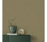 Plain Textured Vinyl Wallpaper Gold Erismann 10437-30
