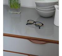 Vinyl Warehouse 5m x 67.5cm d-c-fix Gloss Grey Sticky Back Vinyl Furniture Wrap 200-8065