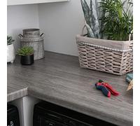 Vinyl Warehouse d-c-fix Sheffield Oak Grey Wood Sticky Back Furniture Wrap Vinyl (W)90cm (L) Sold by The metre