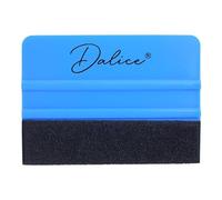 Vinyl Wrap Squeegee Applicator Professional Wrapping Sign Decal Plastic Tool Felt Edge, Blue