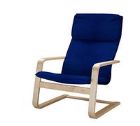 Vinylla Armchair Replacement Cover Compatible with IKEA Pello (Velvet - Blue)