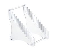 Vinyls Record Holder Display Rack 12 Slots Acrylic Organizers Storage for Music Lovers Enduring Display Rack