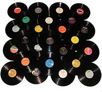 VinylShopUS - Lot of 12" Vinyl Records for Crafts & Decoration Artwork for Party Decor Artist Studio Vintage Look (Lot of 20)