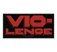 Vio-Lence Patch Band Logo Official Black Woven Sew on One Size