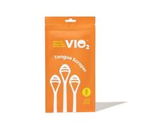 VIO2 Tongue Scraper - Pack of 3 REUSABLE - BPA Free, PFAS Free, Latex Free, KID FRIENDLY
