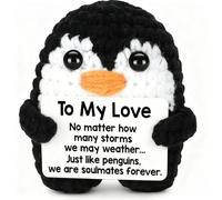 VIOFLUENT Crochet Penguin Love Gift for Couples