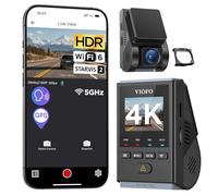 VIOFO A119M Pro 4K HDR MINI Dash Cam, STARVIS 2 IMX678 Sensor, Front Dash Camera for Cars, Wi-Fi 6, Quad-Mode GPS, Voice Control, Night Vision 2.0, 24H Parking Mode, Supercapacitor, Supports 512GB Max