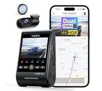 VIOFO A229 Pro 4K HDR Dash Cam, Dual STARVIS 2 IMX678 IMX675, 4K+2K Front and Rear Car Camera, 2 Channel with HDR, Voice Control, 5GHz WiFi GPS, Night Vision 2.0, 24H Parking Mode, Support 512GB Max
