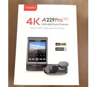VIOFO A229 Pro 2CH 4K HDR Dash Cam STARVIS 2 GPS WiFi Front Rear