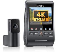VIOFO A329S 2CH 4K 60FPS+2K HDR GPS Wi-Fi 6 Dash Cam with Sony STARVIS 2 Sensor, Support SSD Storage, Low Power Impact Detection