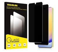 Viojrlra Privacy Screen Protector for Samsung Galaxy A25 5G Anti-Spy Tempered Glass, 9H Hardness Ultra Resistant Anti Scratch Anti-fingerprint Screen Protector, Bubble Free, HD, Pack of 2