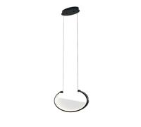 Viokef Adele LED hanging light, length 37 cm, black, metal