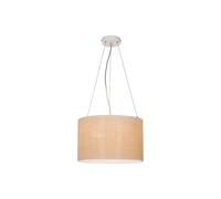 Viokef Amanda pendant light, straw lampshade