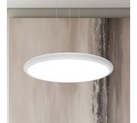 Viokef Benett LED hanging light, white, Ø 50 cm, metal/acrylic