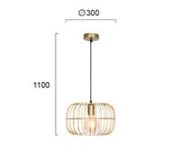 Viokef Cage hanging light Zenith, gold