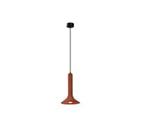Viokef Funnel hanging light, concrete, red