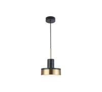 Viokef Lithos LED hanging light, gold/green