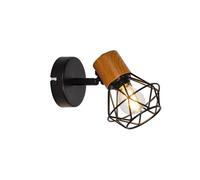 Viokef Vega wall lamp with a cage lampshade