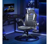 Viokef Vinsetto Gaming Chair Pu Leather Office Chair Swivel Chair W/ Tilt Function Grey