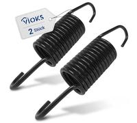 VIOKS 2 x Metal Springs for Vat Replacement for Bosch Siеmens 00606818 606818 Tension Springs with Hooks for iQ100 iQ300 iQ390 Series 2 Series 4 iSensoric Maxx Extra Class Siwamat VarioPerfect Washing