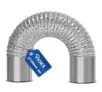 VIOKS 4 Metre Flexible Aluminium Hose 100 mm for 100erR Ducting Systems - Universal Exhaust Hose for Air Conditioner, Dryer, Cooker Hood