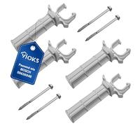 VIOKS 4 x Transport Lock Replacement for Bosch Siеmens Constructa Balay 00636948 636948 Drum Fixation Vat Fixation Plastic Holder with Hex Screws for Drum in Washing Machine