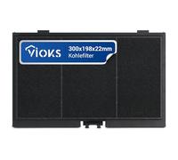 VIOKS Carbon Filter Cooker Hood Filter 300 x 198 mm Replacement for Siemens LZ45510 11025805 - Activated Carbon Filter Cooker Hood Siemens & Bosch DSZ4551