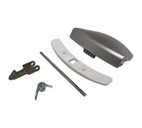 VIOKS Door Handle Replacement for AEG Elеctrоlux 405508555/1 4055085551 Set Complete with Shooting Nose Bolt and Spring Replacement Handle Guard Machine