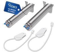 VIOKS Door Hinge Spring Set Replacement for 00754867 Bosch Spring Dishwasher - Balay Neff Bosch Siemens Door Spring Dishwasher Blue with Cable Pull