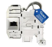 VIOKS Door Lock Replacement for Bosch Siеmens Neff 00638259 Door Lock Latch Relay 3 x 6.3mm AMP for iQ100 iQ300 iQ500 iQ700 VarioPerfect Logixx Washing Machine Washer Dryer