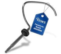 VIOKS Dough Hook Replacement for Bosch 00659890 659890 Mixing Hook Mixing Attachment Stirrer Kneading Tool Food Processor Stirrer Kitchen Appliance Beater Accessory for MUM 5 Food Processor Home