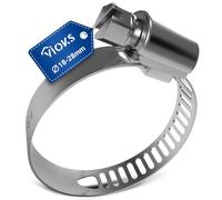 VIOKS Hose Clamp Chrome Steel 18-28 mm Drain Hose Clamp for Washing Machine & Dishwasher