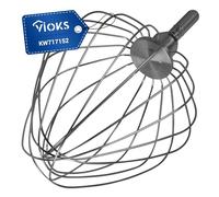 VIOKS KW717152 Kenwood Food Processor Whisk for Chef XL Major Cooking Chef Whisk Stainless Steel Mixer 9 Wire