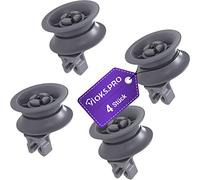 Vioks.pro Dishwasher Wheels Set of 4 Replacement for Bosch, Siemens, Neff & More - Stainless Steel, Freestanding Dishwasher Parts