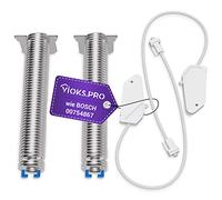 Vioks.pro Door Hinge Spring Set Replacement for 00754867 Bosch Spring Dishwasher & Springs Metal Blue with Pulley - Door Spring Siemens Dishwasher
