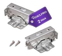 Vioks.pro Fridge Hinges Set of 2 - Replacement for Bosch Fridge Door Hinge 00481147 & Hinges for Refrigerators Suitable for Bosch Miele Siemens AEG Neff Built-in Fridge