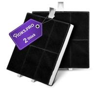Vioks.pro Set of 2 Activated Carbon Filters Cooker Hood 225х220х24 mm Replacement for Balay Grease Filter Cooker Hood 00360732 AA260112 DHZ5186 LZ51851 Z5116X1 & Extractor Filter for Cooker Hood