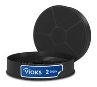 VIOKS Respekta Candy Carbon Filter Cooker Hood 105 mm Diameter Replacement for Respekta Activated Carbon Filter MIZ0058