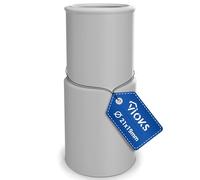 VIOKS Rubber Drain Hose Adapter, Universal 21mm to 19mm, White, 1 Pack | For drain hose, washing machines, dishwashers