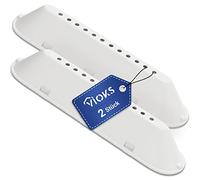 VIOKS Set of 2 Drum Ribs 225 x 53 x 40 mm Replacement for Indesit 482000023096 C00268109 C00533119 Driving Rib for Washing Machine/Dryer Spare Parts Washing Machine Accessories