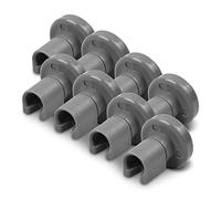 VIOKS Upper Basket Wheels Diameter 25 mm Universal Replacement for Electrolux 5028696700/0 for Dishwasher Washing Machine Replacement Parts and Accessories Basket Wheels Set of 8 for Upper Basket