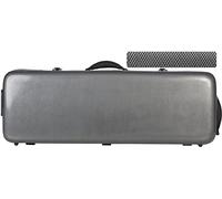 Viola Case Fiberglass 38-43 Oblong carbon looking M-case + Music bag