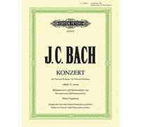 EDITION PETERS BACH JOHANN CHRISTIAN - CONCERTO IN C MINOR - VIOLA AND PIANO Classical sheets Viola