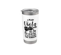 Viola Design for String Instrument Player - All The Beauty Stainless Steel Insulated Tumbler