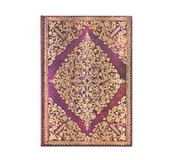 Viola (Diamond Rosette) Midi Unlined Hardcover Journal: Hardcover, 120 gsm, ribbon marker, memento pouch, elastic closure